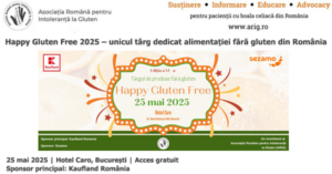Comunicat de presă: Happy Gluten Free 2025 – unicul târg dedicat alimentației fără gluten din România